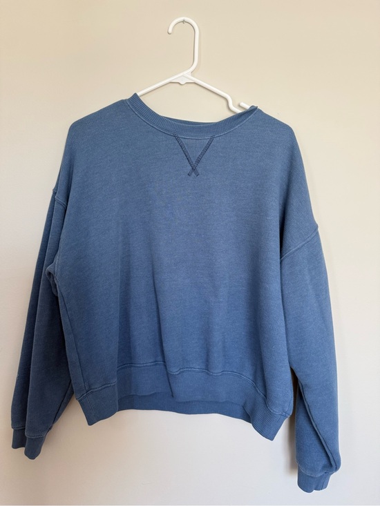 American Eagle Outfitters Tops - AE Classic Crewneck Sweatshirt in Dusty Blue